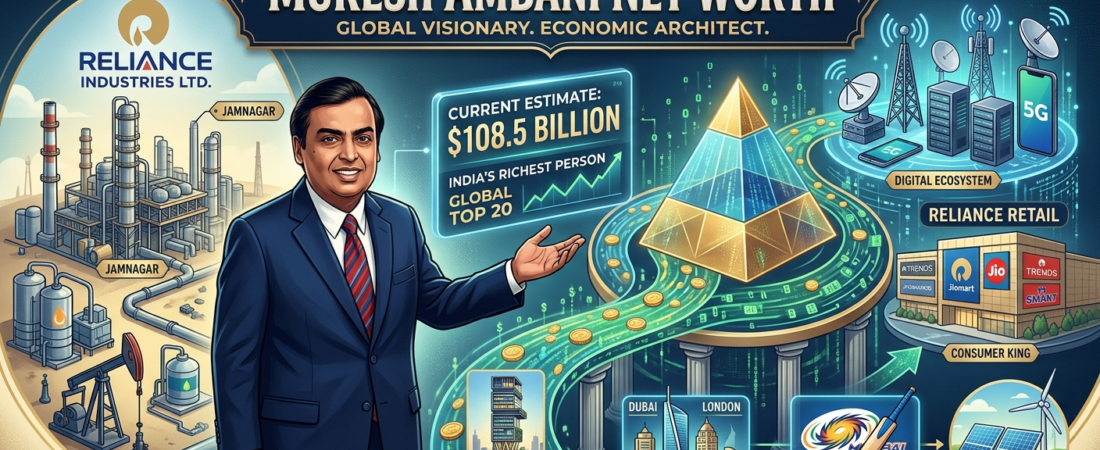 The Visionary Architect of India’s Economic Future: Unpacking Mukesh Ambani’s Net Worth