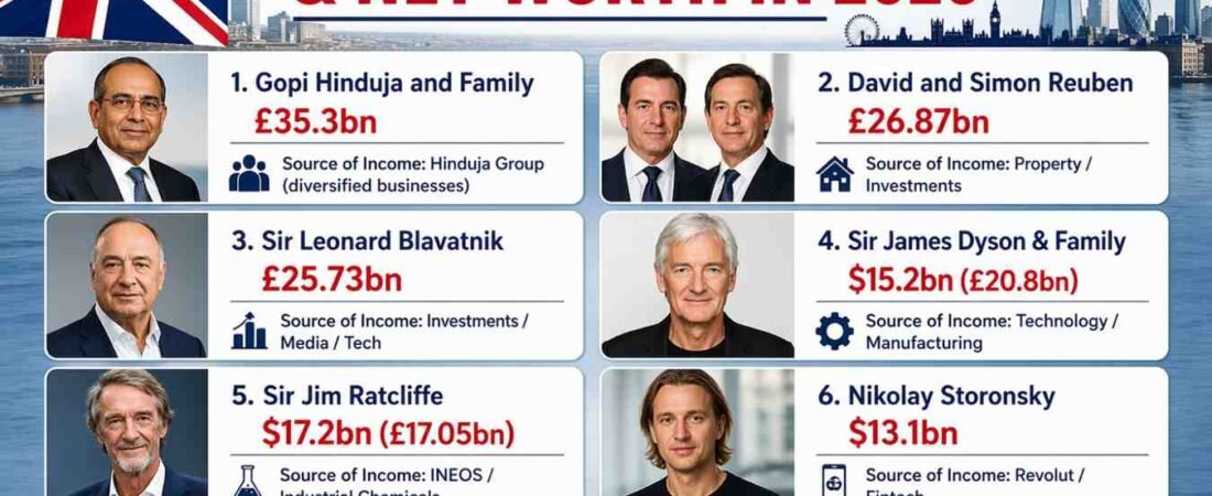 Top UK Business Man Net Worth 2026